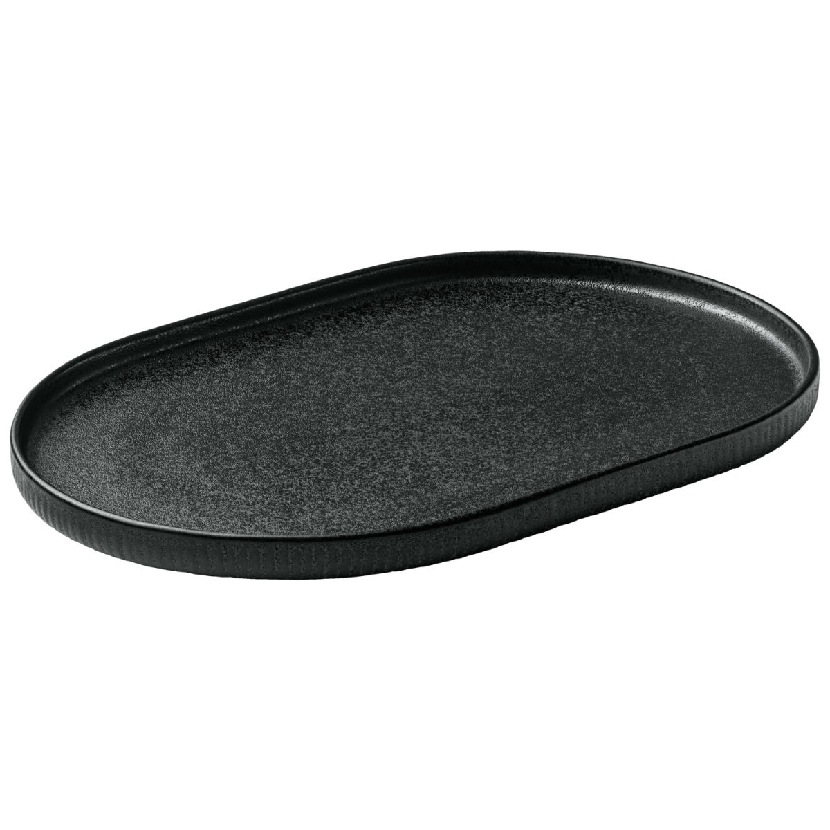 Playground Platte Nara Relief 30x20x2.4 cm (LxBxH); schwarz; 6 Stück / Pack