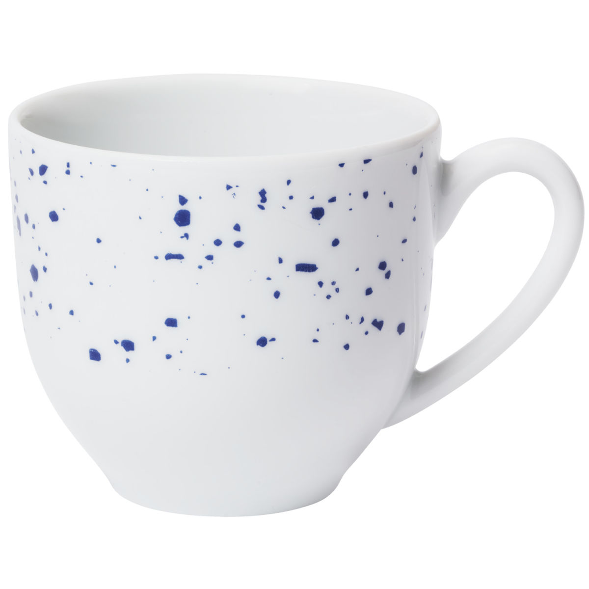 VEGA Espressotasse Mixor gesprenkelt 100 ml, 6.2x5.5 cm (ØxH); weiß/blau; rund; 6 Stück / Pack