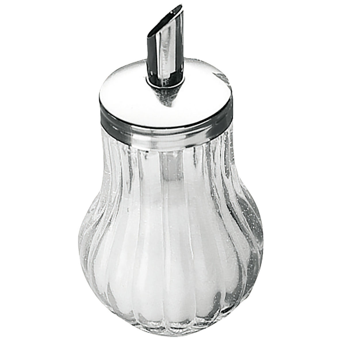 PULSIVA Suikerstrooier Nilo; 160ml, 6.7x12.8 cm (ØxH); zilver/transparant; rond