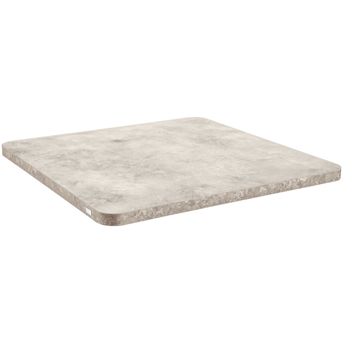 Vega Tafelblad voor binnen Marvello vierkant; 60x60x2.5 cm (LxBxH); steengrijs; vierkant