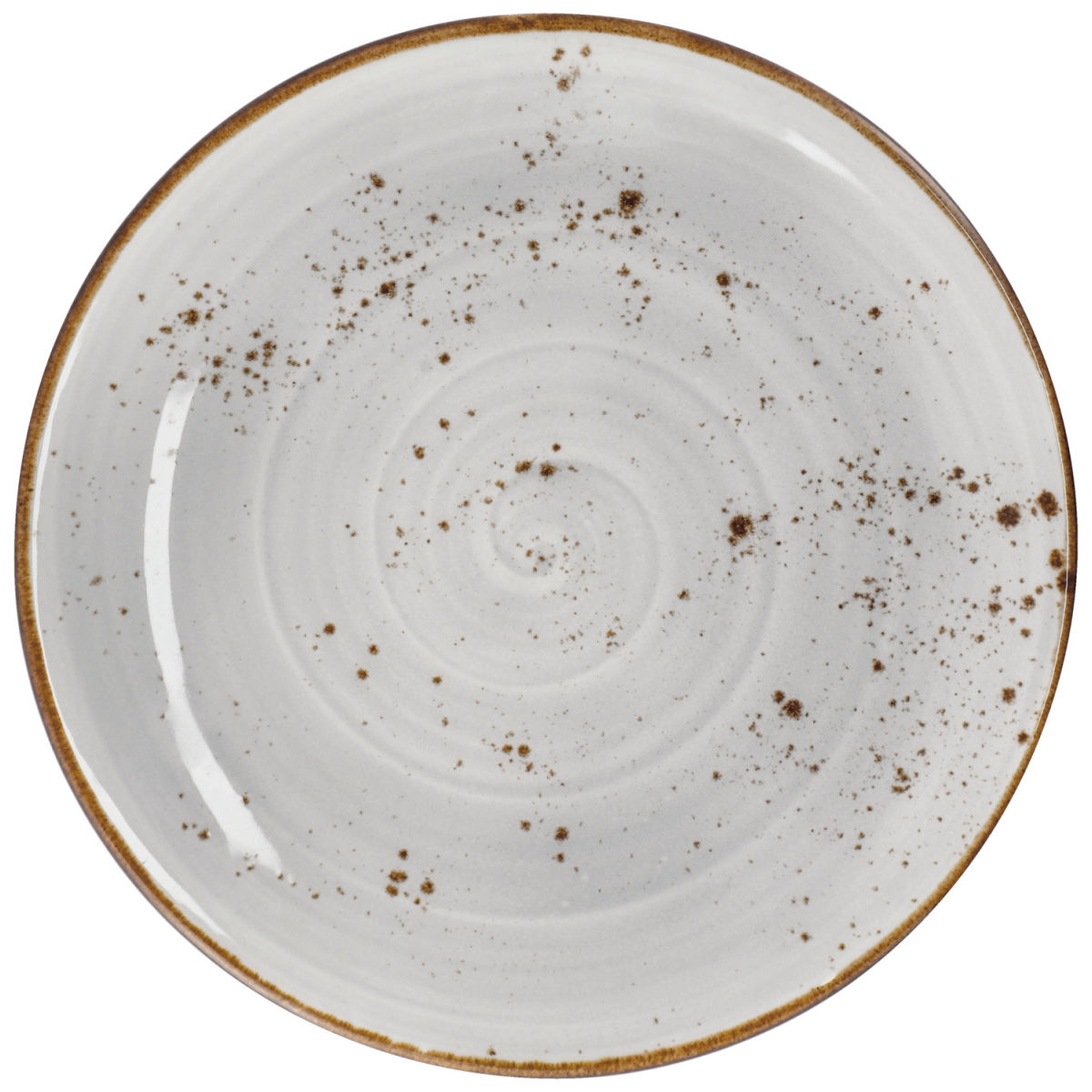 Piatto piano Nebro VEGA; 25 cm (Ø); grigio chiaro; rotonda; 6 pz. / confezione