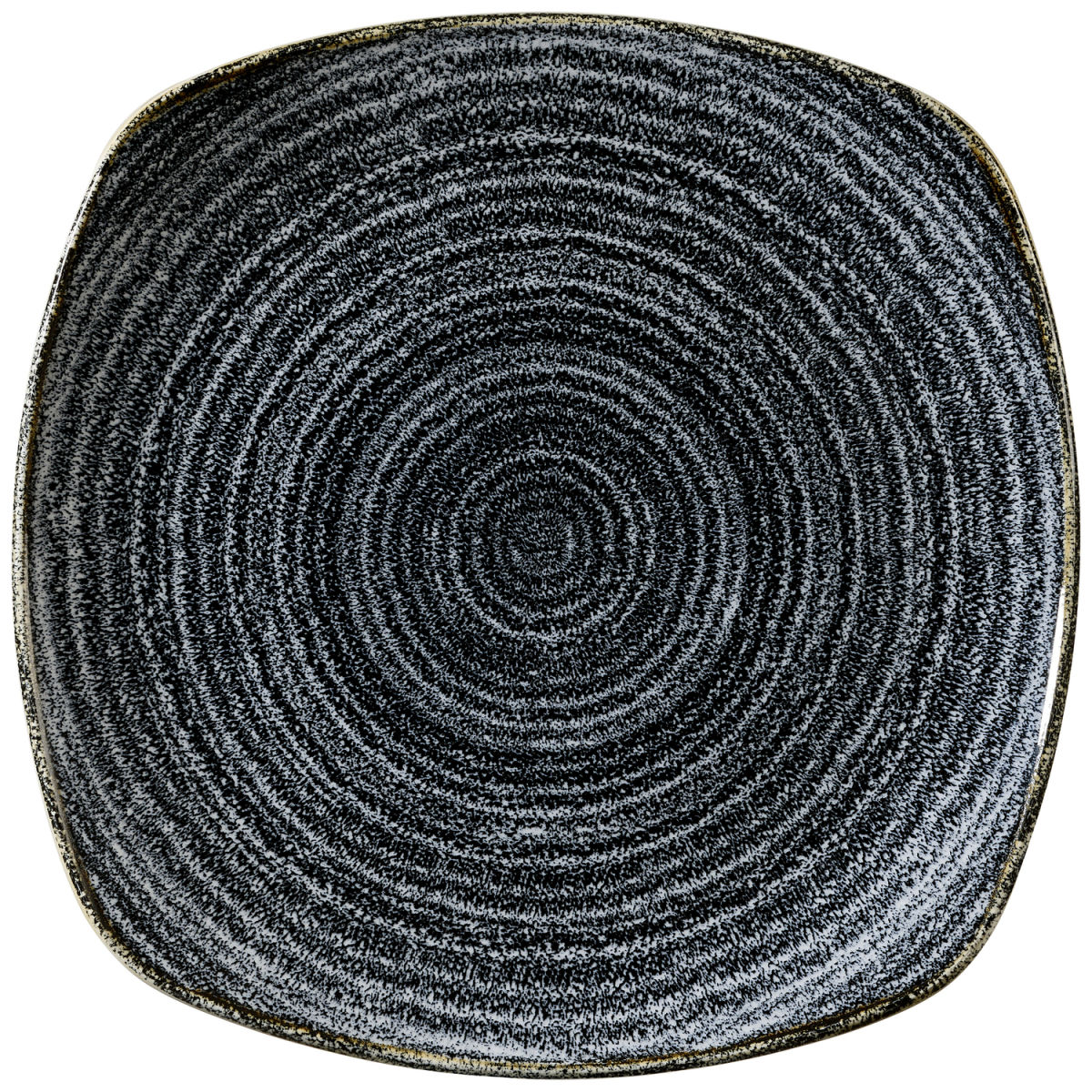 Piatto Studio Prints Charcoal Black quadrato Churchill; 25.2 cm (L); nero; quadrata; 12 pz. / confezione