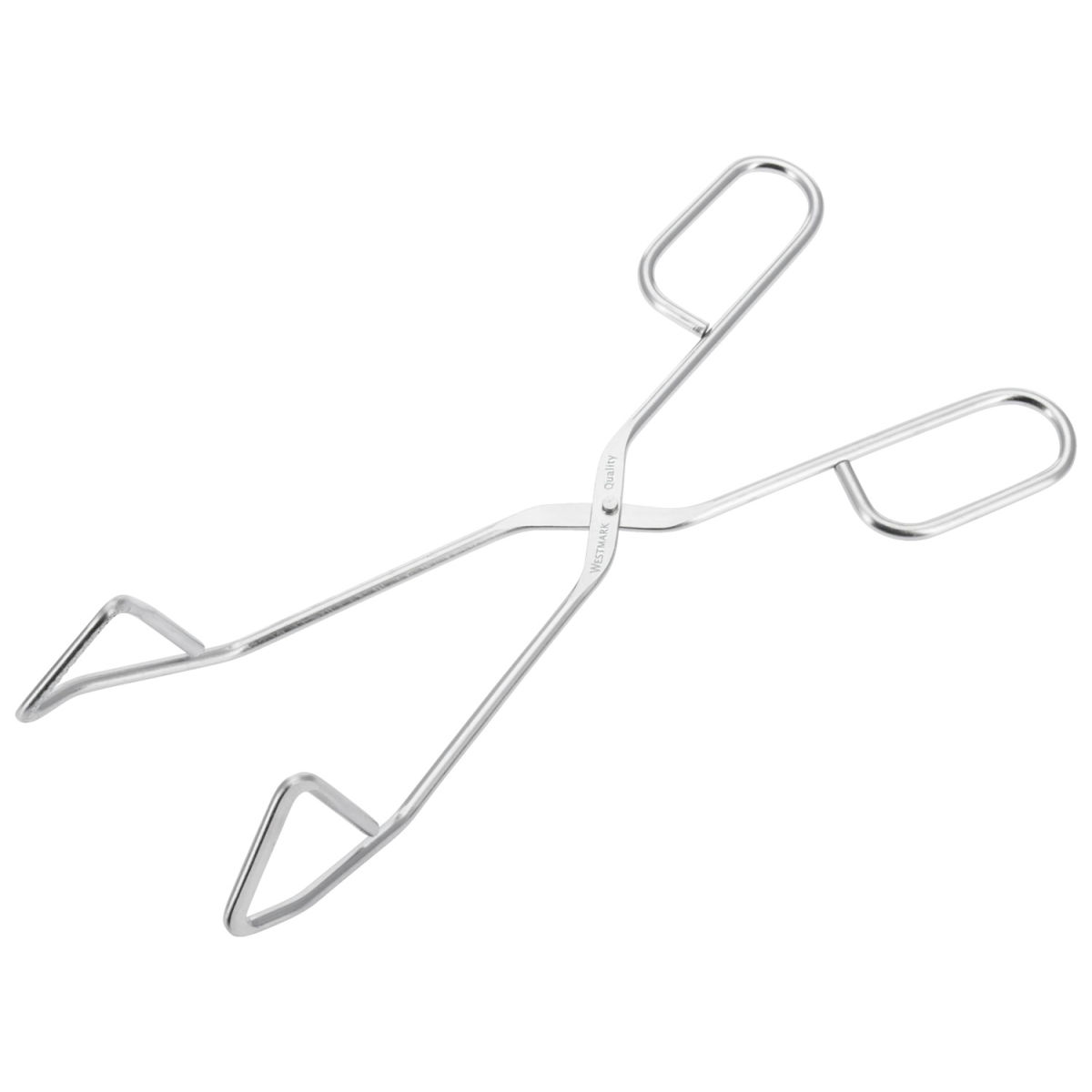 Pinze da grill e portata curve Westmark; 37.2x7.7x5.1 cm (LxLxH); argento