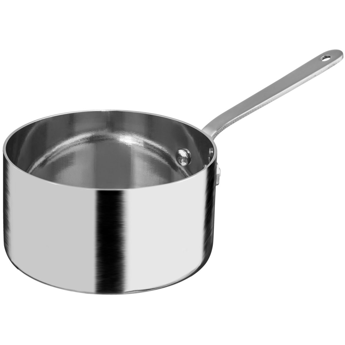 VEGA Mini Stielkasserolle Pani 220 ml, 8x4.5 cm (ØxH); silber; rund