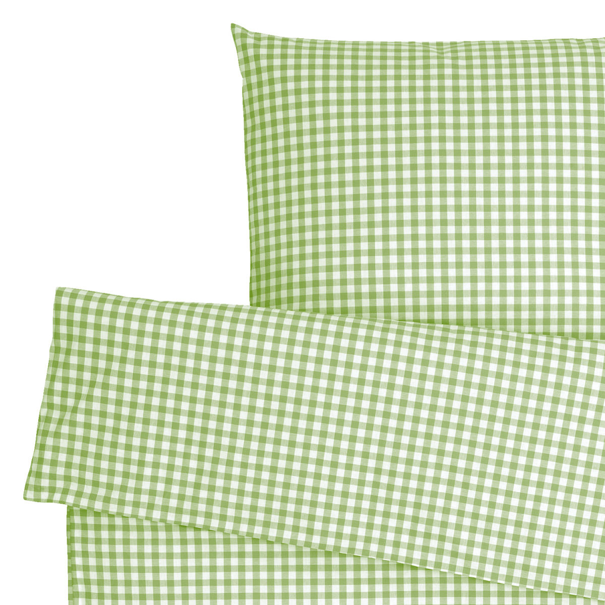 Coordinato Tux ERWIN M.; 135x200 cm (LxL), 80x80 cm (LxL); verde