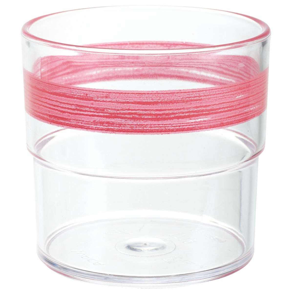 Vaso Bistro WACA; 230ml, 7.5x7.8 cm (ØxAt); cerezo; 5 pz. / Paquete