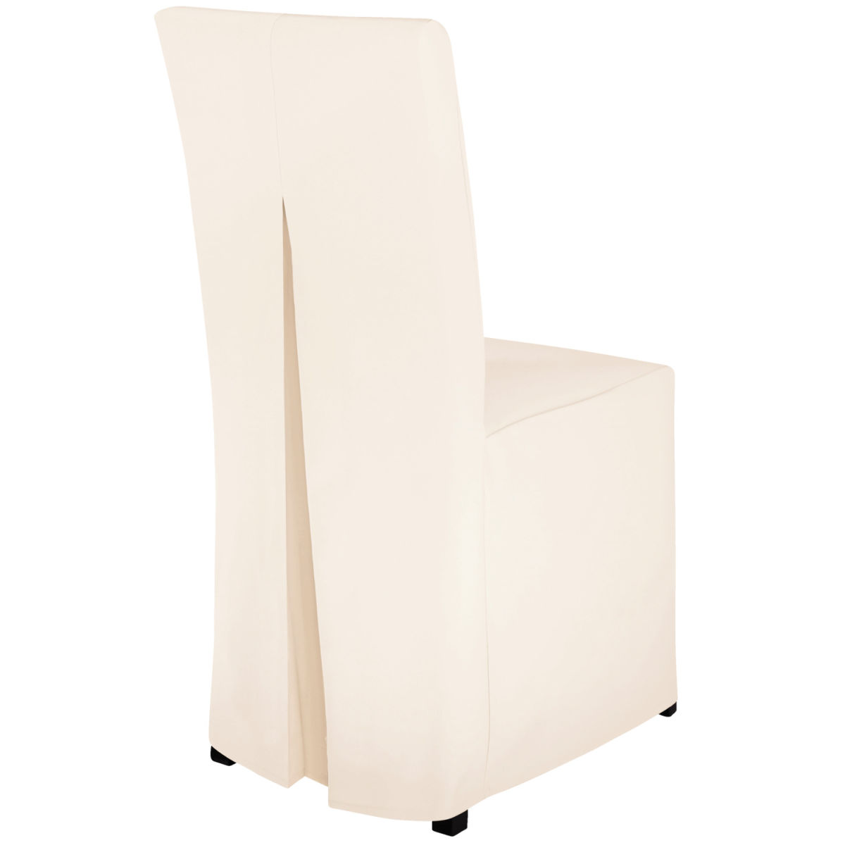 Coprisedia Praga con spacco ERWIN M.; 44x40x95 cm (LxLxH); bianco crema