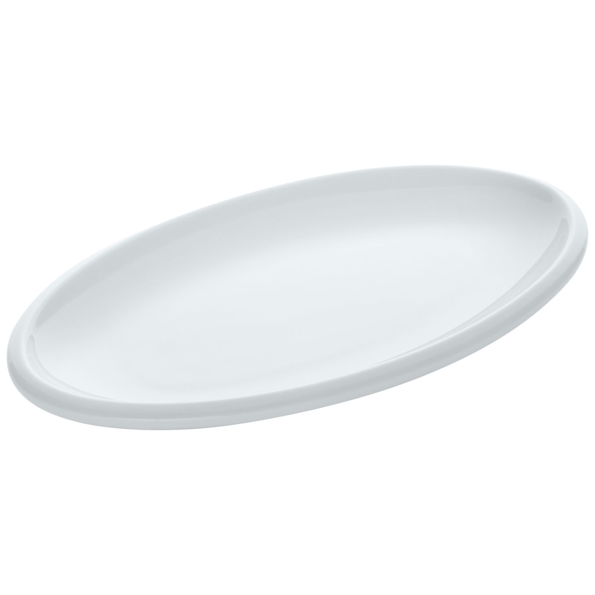 WMF Platte oval Synergy 21x12x1.3 cm (LxBxH); weiß; oval; 6 Stück / Pack