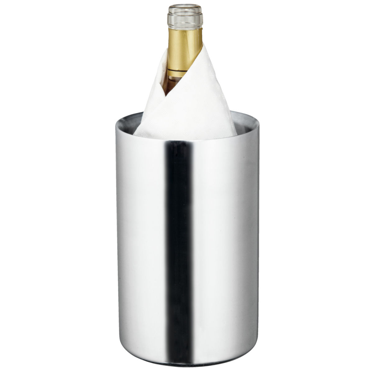 Enfriador botellas Millesime VEGA; 1500ml, 12x20 cm (ØxAt); plateado