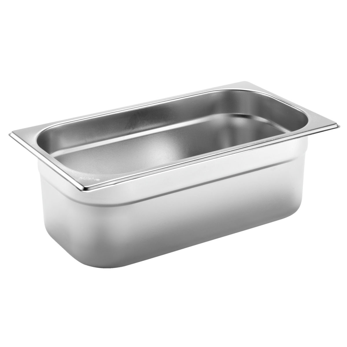Contenitore gastronorm 1/3 Basic acciaio PULSIVA; Misura GN 1/3, 4 l, 32.5x17.6x10 cm (LxLxP); argento