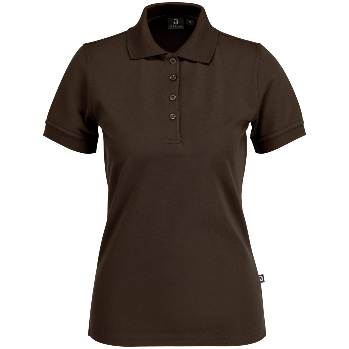 JOBELINE Damen Poloshirt Fly Kurzarm Kleidergröße M; cocabraun