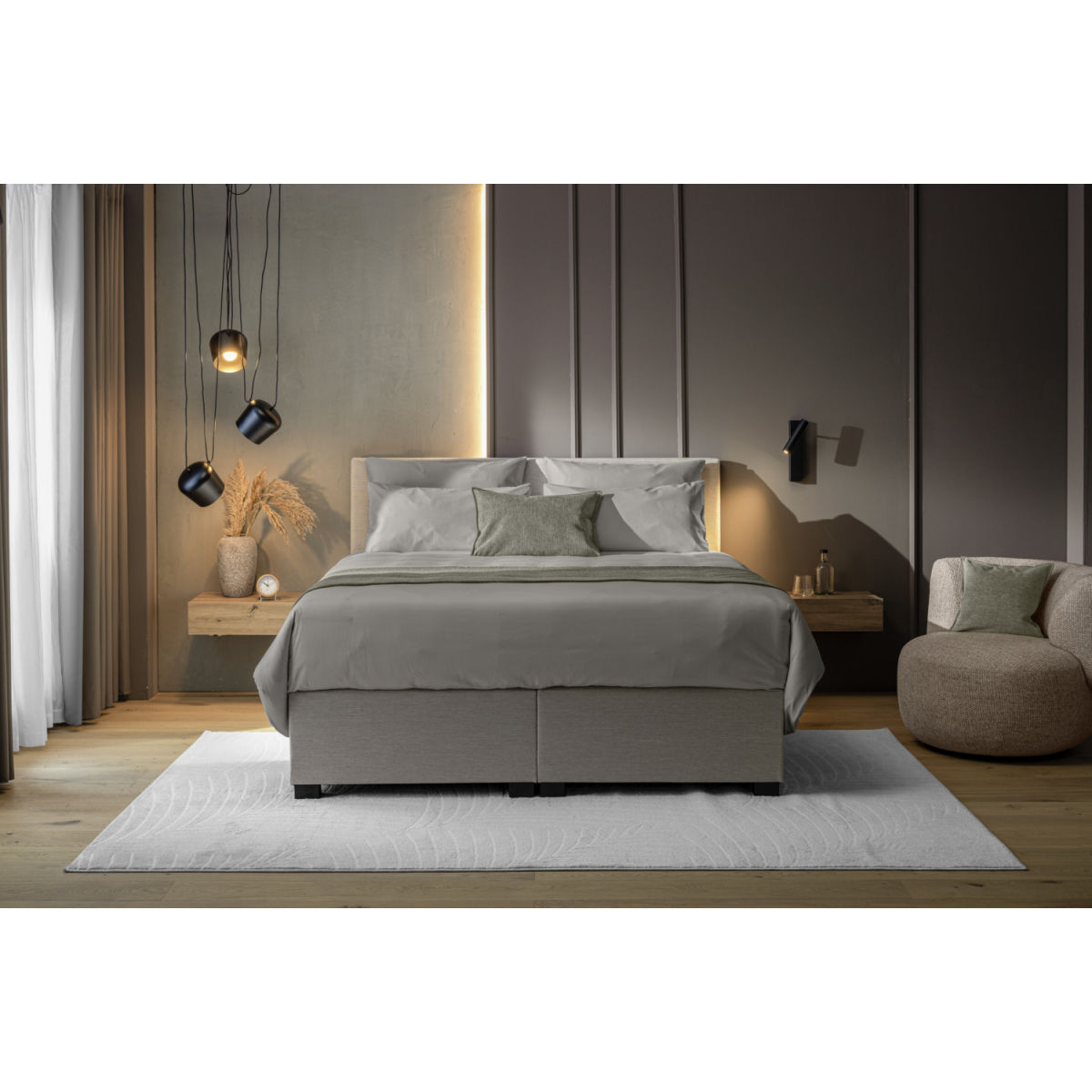 Federa Scalea chiusura per hotel ERWIN M.; 80x80 cm (LxL); grigio