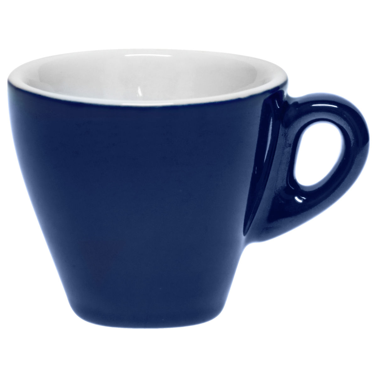 Tazzina caffè bar bordo spesso  Joy PULSIVA; 80ml, 6.8x5.8 cm (ØxH); blu; rotonda; 6 pz. / confezione