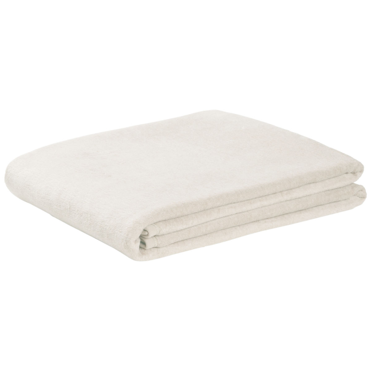 Coperta Polar resistente alla bollitura ERWIN M.; 140x200 cm (LxL); bianco lana; rettangolare
