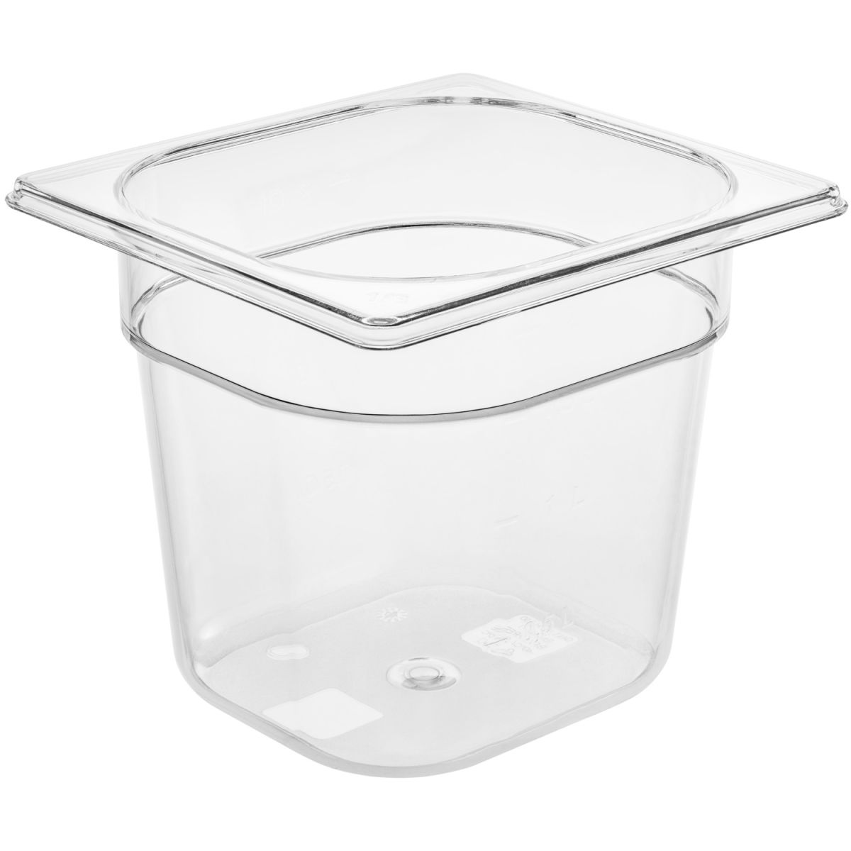 VEGA GN-Behälter 1/6 Trigno GN 1/6, 2.3 l, 17.6x16.2x15 cm (LxBxT); transparent