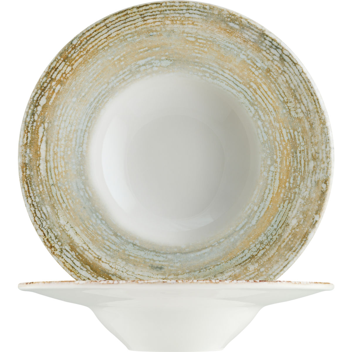 Piatto pasta Patera Bonna; 400ml, 28x5.5 cm (ØxH); bianco/beige; rotonda; 6 pz. / confezione