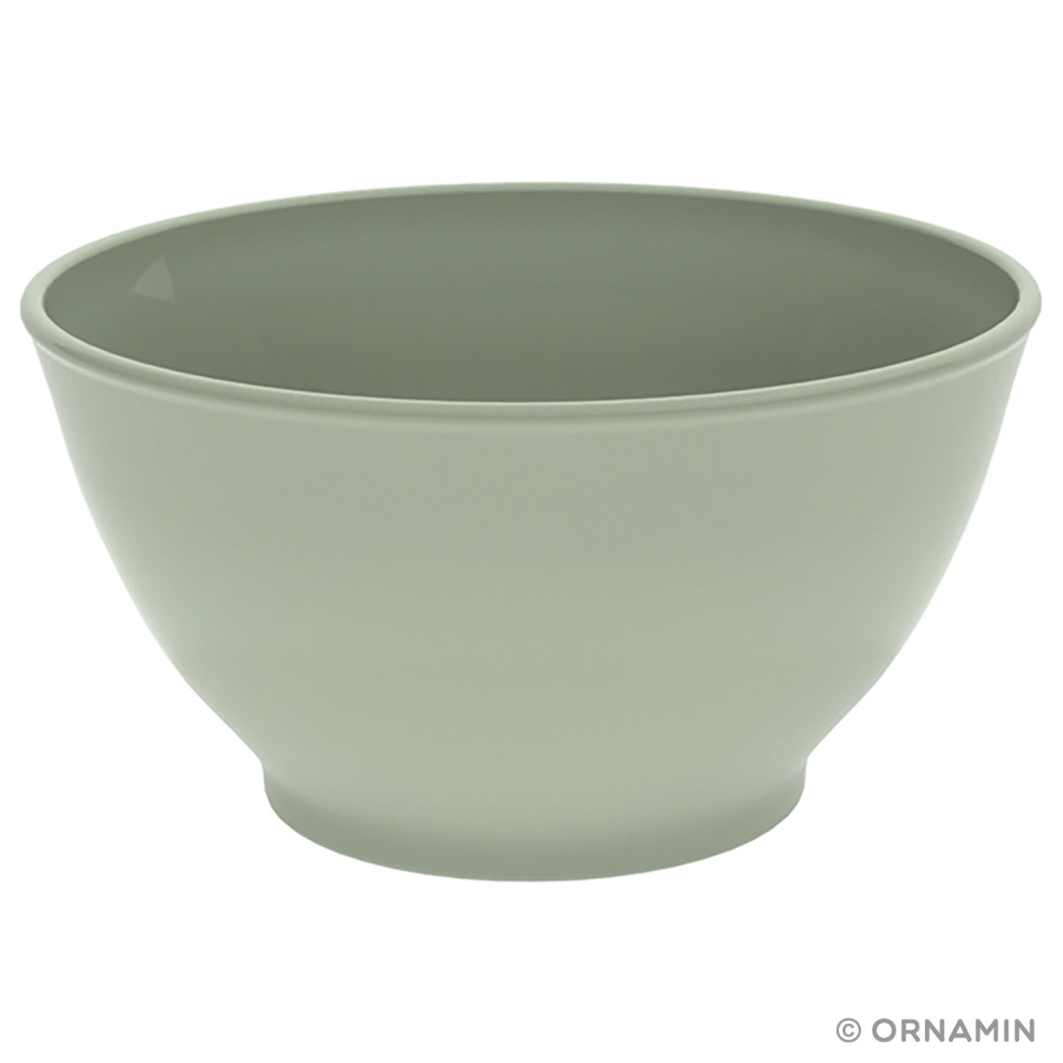 Ciotola riutilizzabile Curvy Karla Ornamin; 800ml, 16x9 cm (ØxH); verde; conica; 10 pz. / confezione