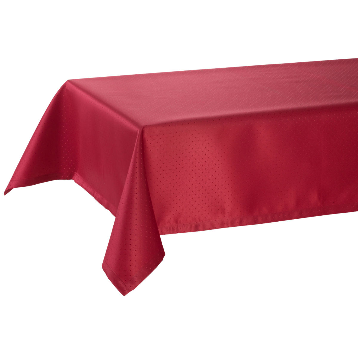 Tovaglia Rhône PULSIVA; 130x220 cm (LxL); borgogna; rettangolare; 2 pz. / confezione