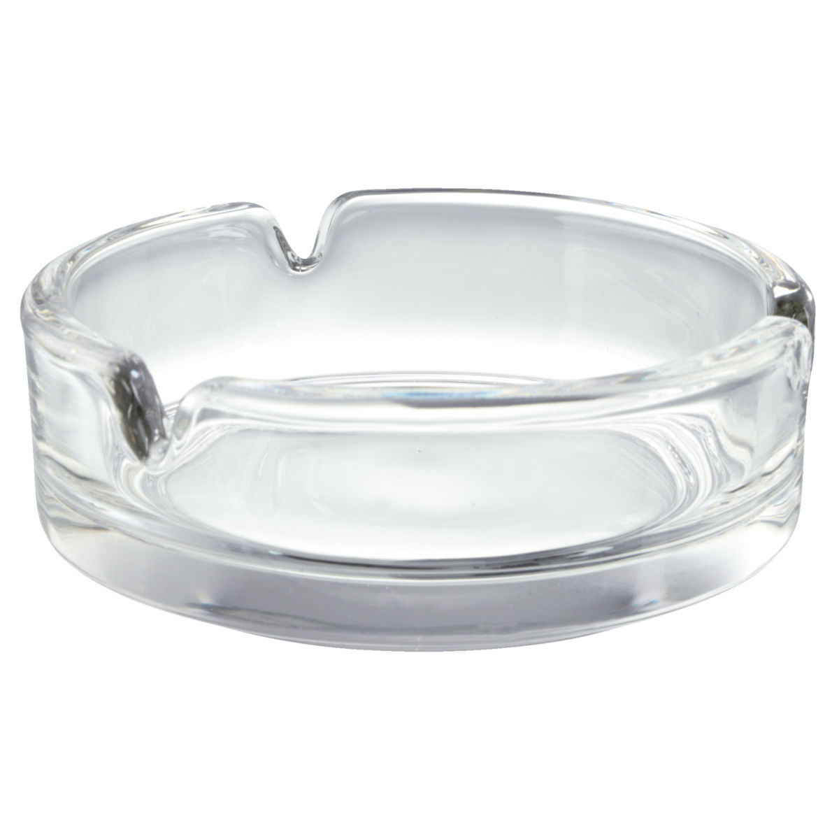 Posacenere Spirit Bormioli Rocco; 10x3.3 cm (ØxH); trasparente; rotonda; 18 pz. / confezione