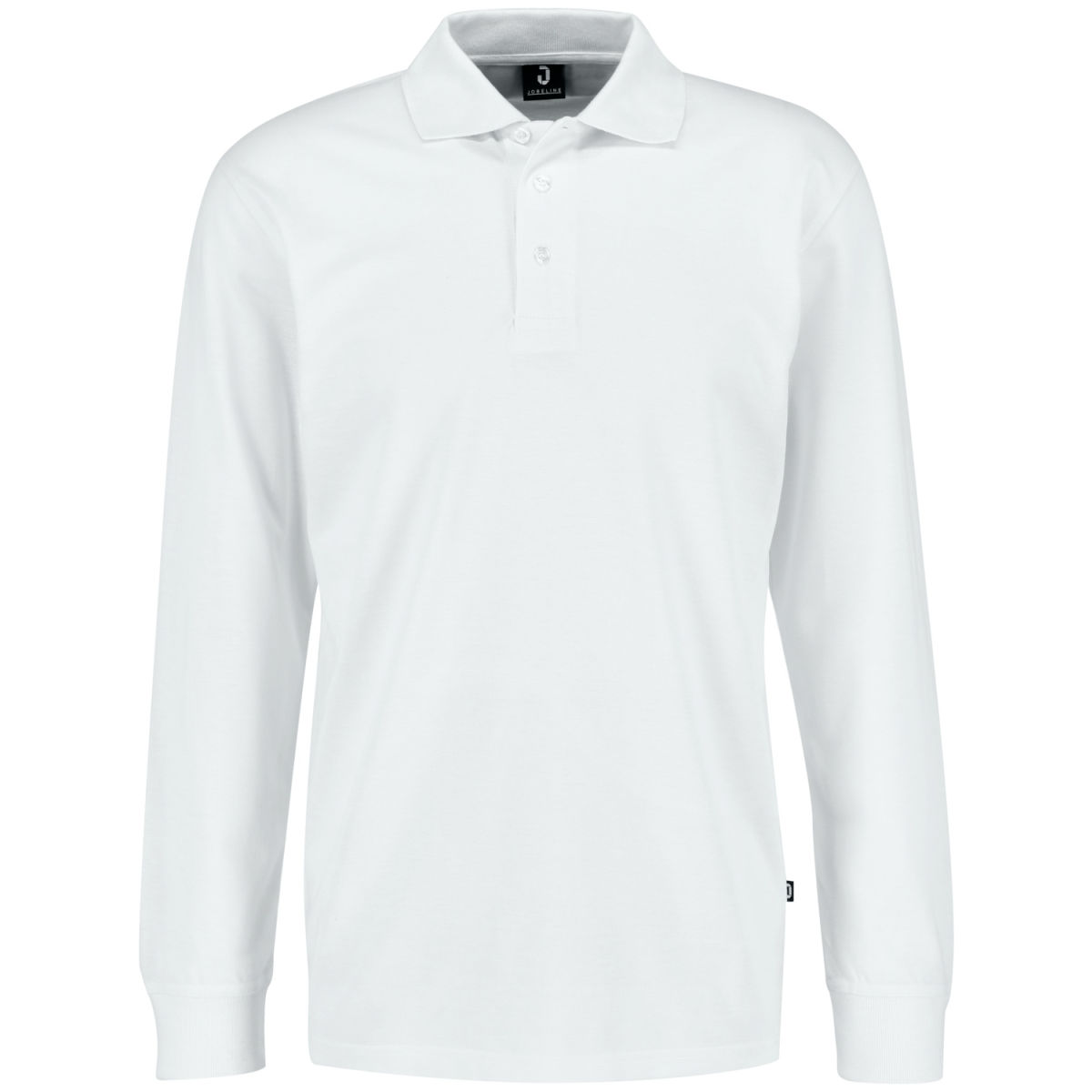 Polo da uomo a maniche lunghe Fly Regular Fit JOBELINE; Taglia 2XL; bianco