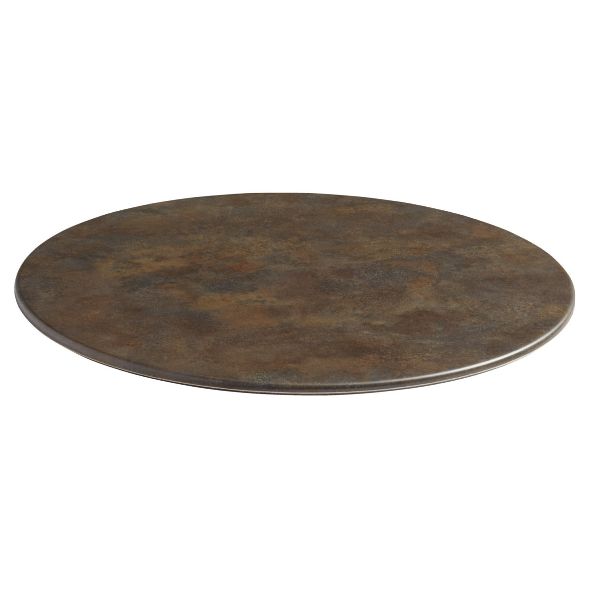 Topalit Tafelblad Finando rond; 80 cm (Ø); metaal antiek; rond