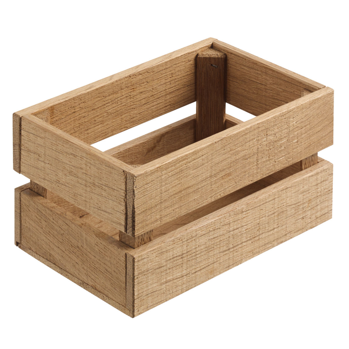 VEGA Holzkiste Wantage ohne Griff Eiche 15x10x8 cm (LxBxH); eiche