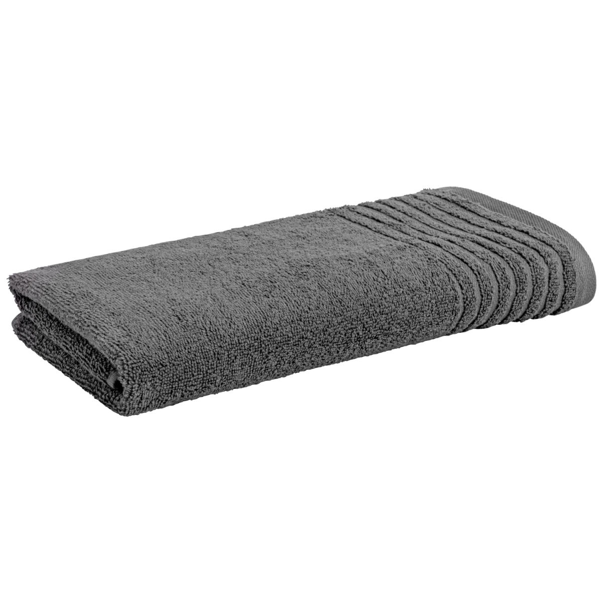 ERWIN M. Handduk Olymp; 50x100 cm (BxL); Antracit; 5 Styck / Förpackning