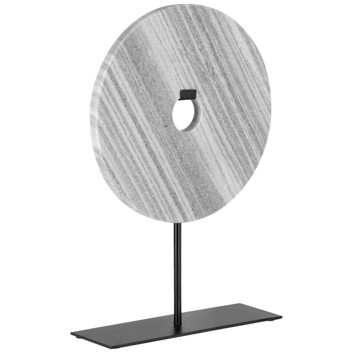 Skulptur Balian 23x35 cm (ØxH); grau/schwarz