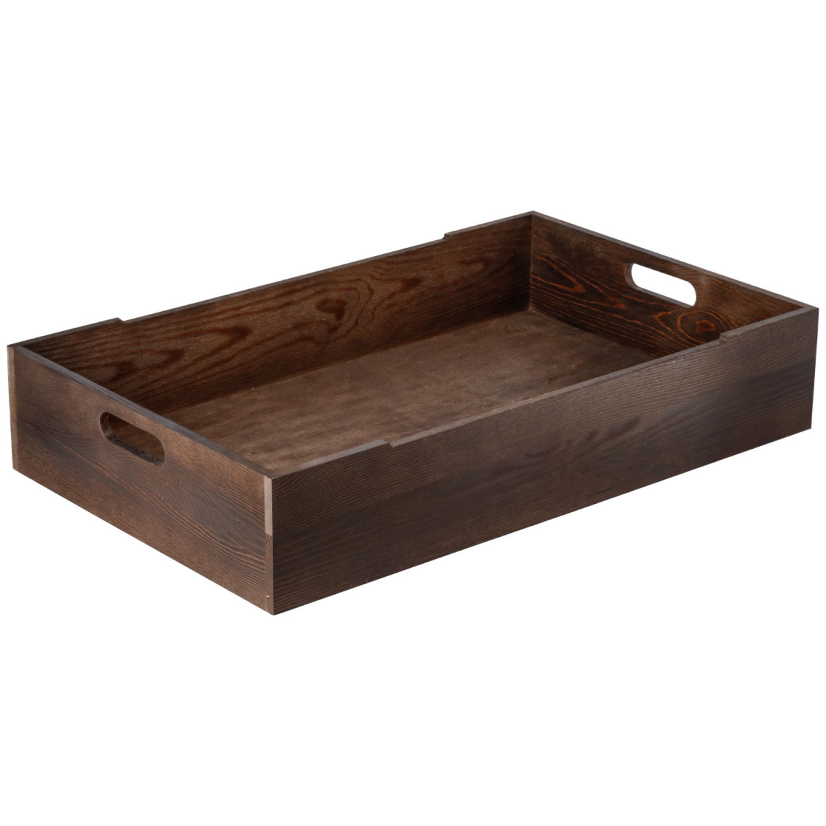 Scatola in legno Gautier con manici PULSIVA; Misura GN 1/1, 53x32.5x10 cm (LxLxH); marrone