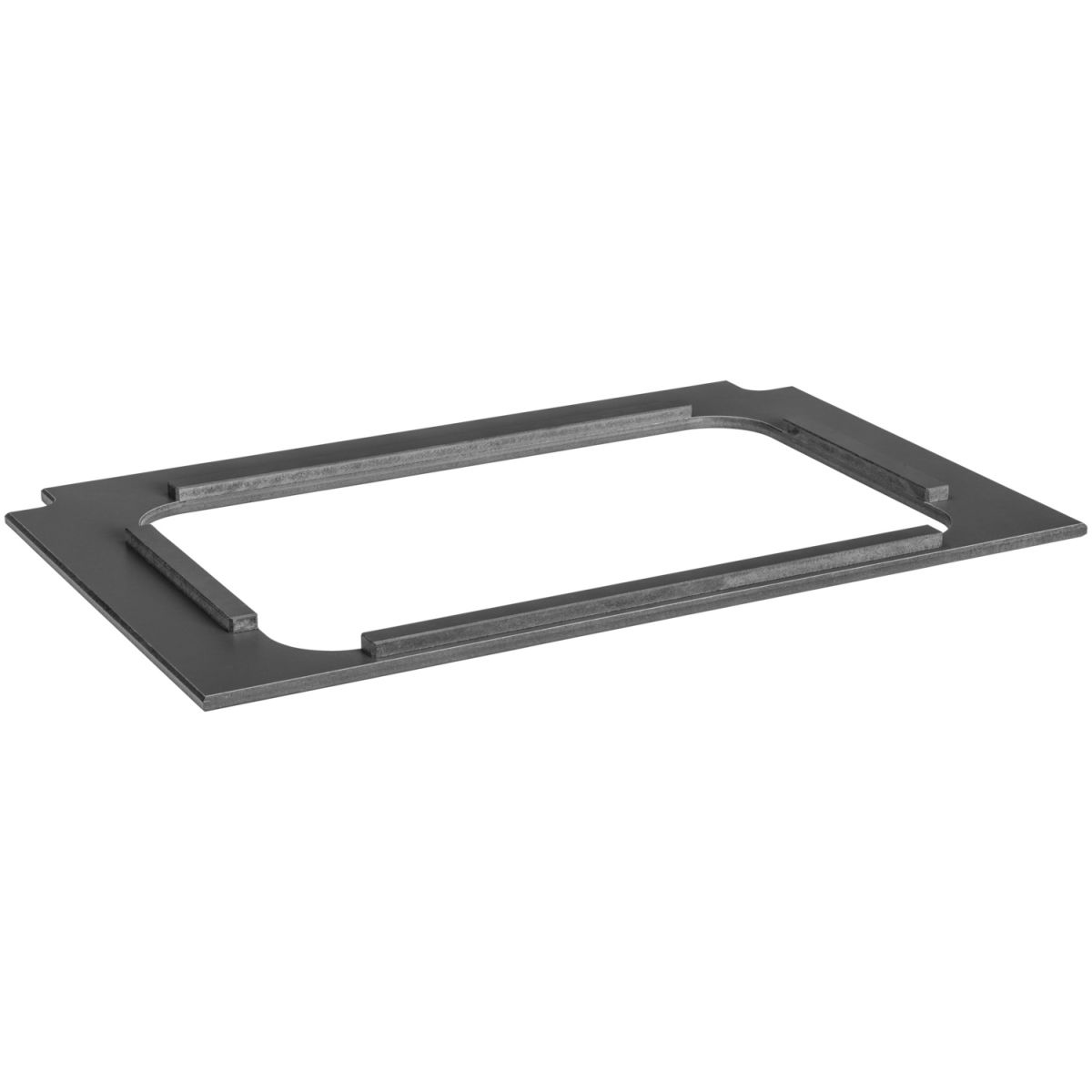 Piastra di inserimento Valinta con foro per Chafing Dish VEGA; 67.7x43.4 cm (LxL); antracite; rettangolare