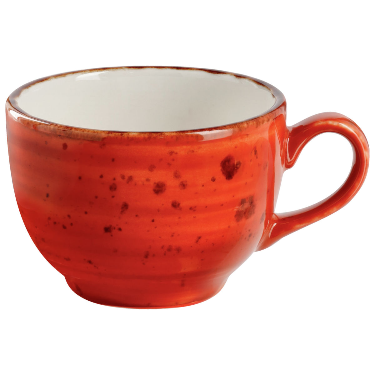 Tazza da cappuccino Nebro VEGA; 220ml, 8.7x6.5 cm (ØxH); rosso; 6 pz. / confezione