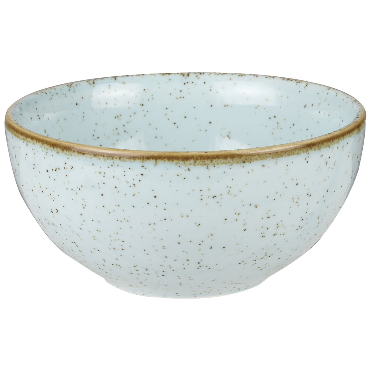 Ciotola Stonecast Duck Egg Pasta Churchill; 1075 ml, 18.3 cm (Ø); blu chiaro/marrone; rotonda; 6 pz. / confezione