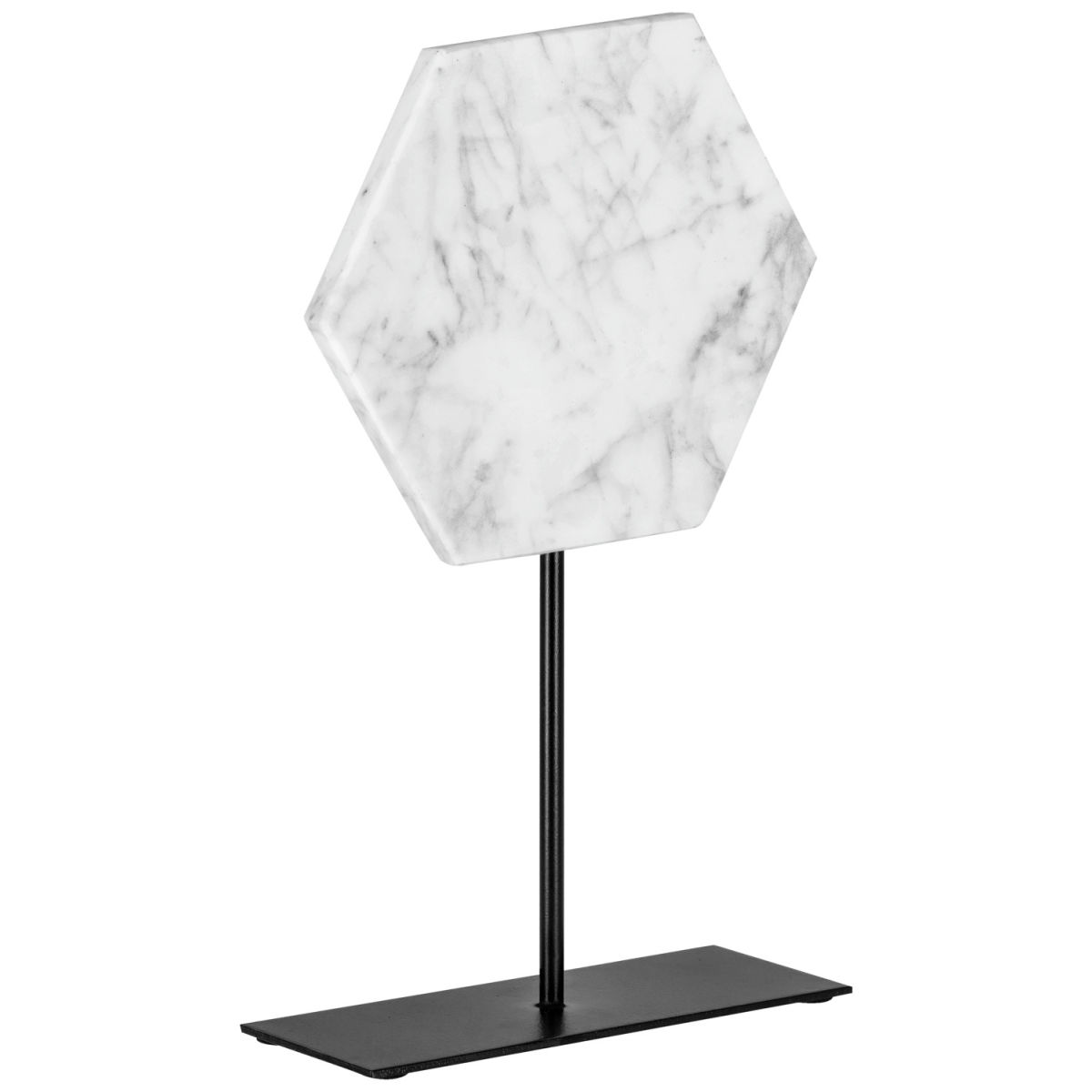 Scultura Alarik VEGA; 15x30 cm (ØxH); nero/bianco