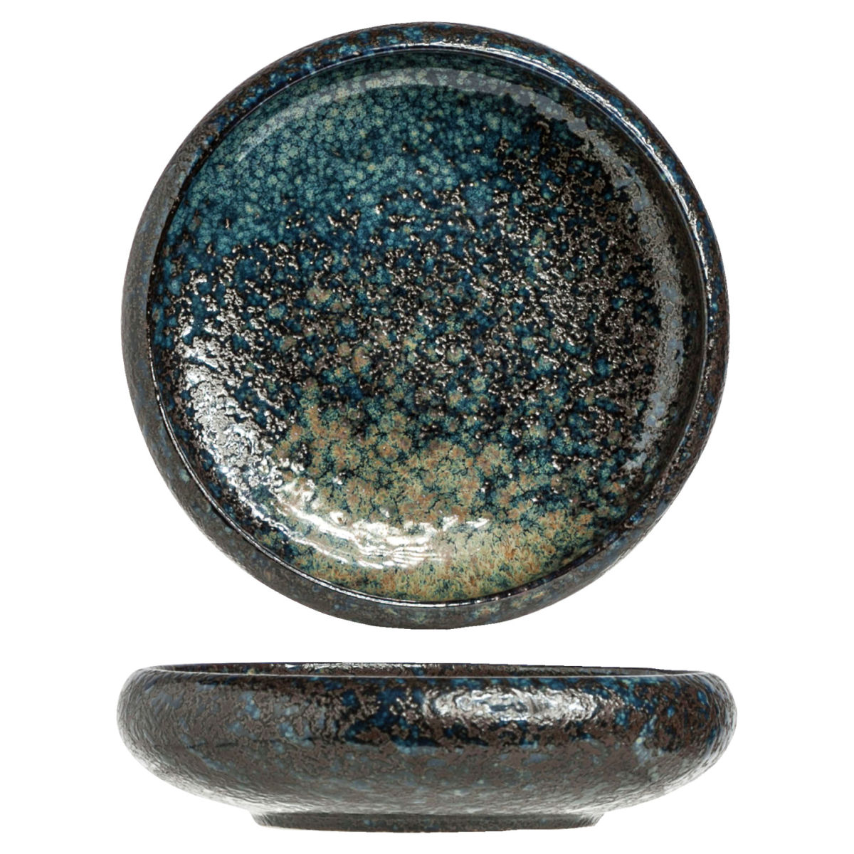 Cosy & Trendy Schale Black yoru 300 ml, 15x4 cm (ØxH); schwarz/blau; 3 Stück / Pack