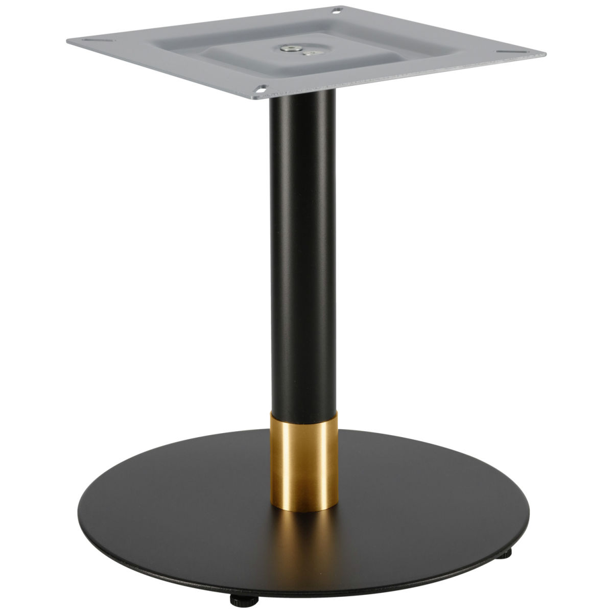 VEGA Loungetischsäule Oris 42x44 cm (ØxH); schwarz/gold