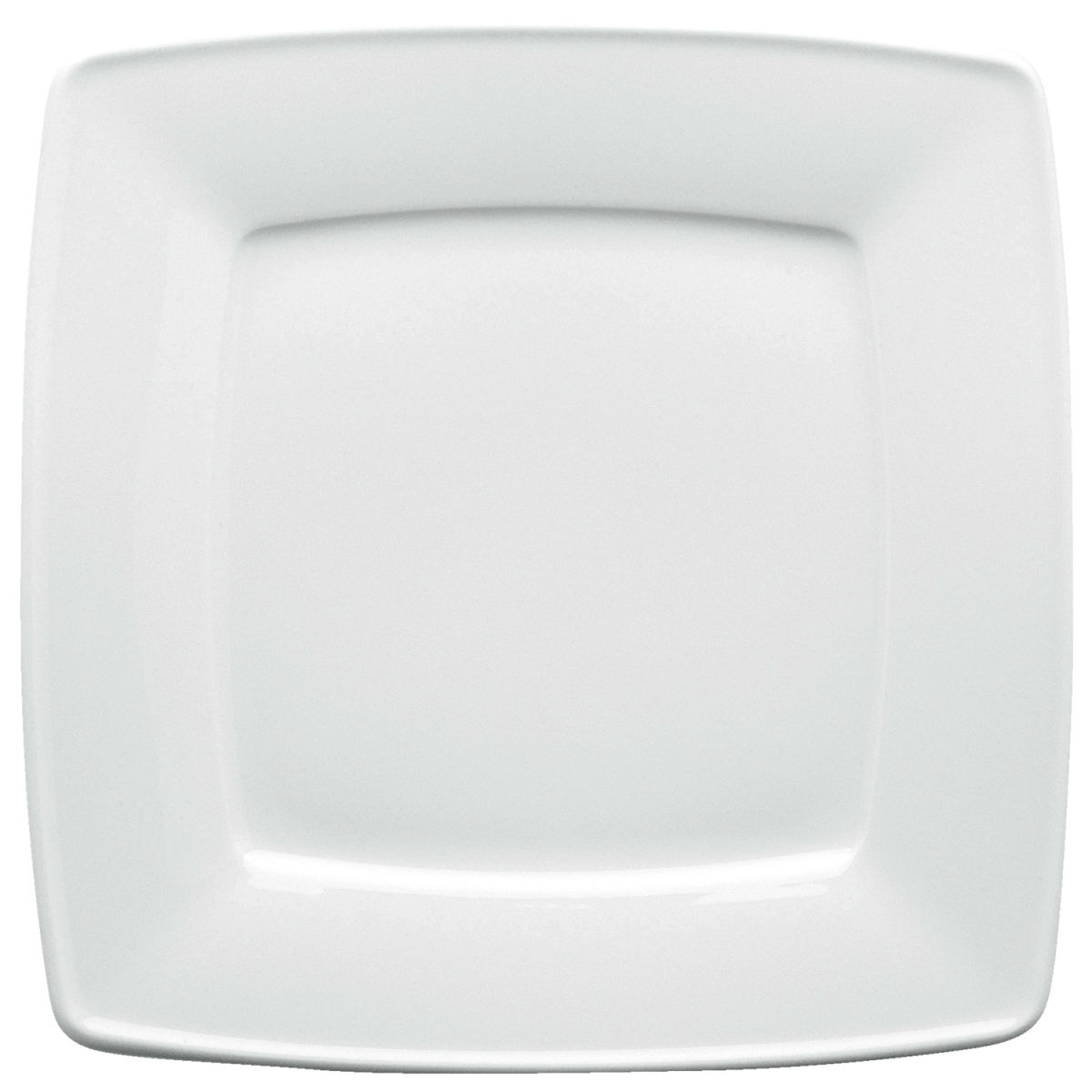 Plato llano Melbourne VEGA; 25.5x25.5 cm (LgxAn); blanco; cuadrada; 6 pz. / Paquete