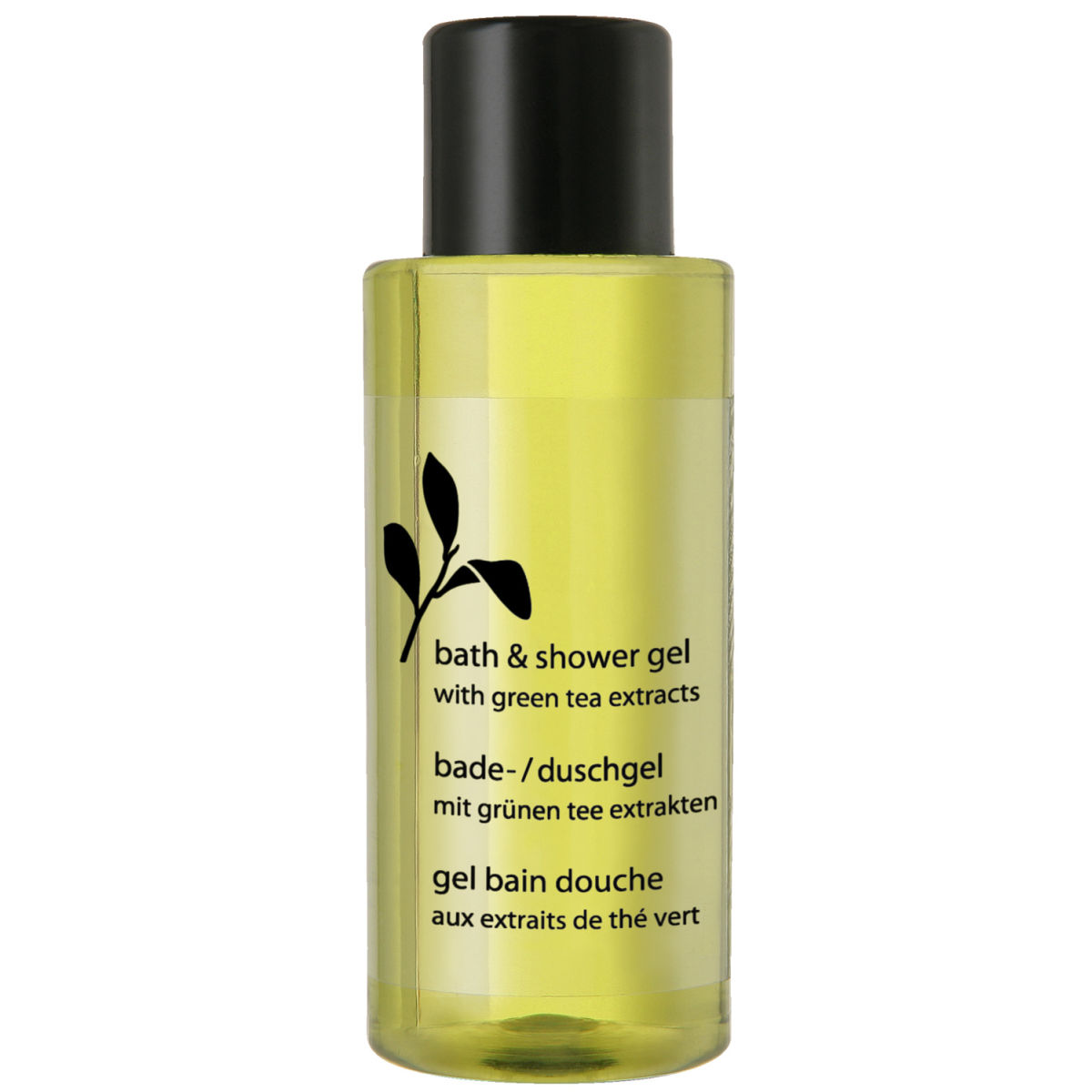 V-Touch Hotel bad- en douchegel Green Tea neo; 45 ml; groen; 216 stuk / verpakking