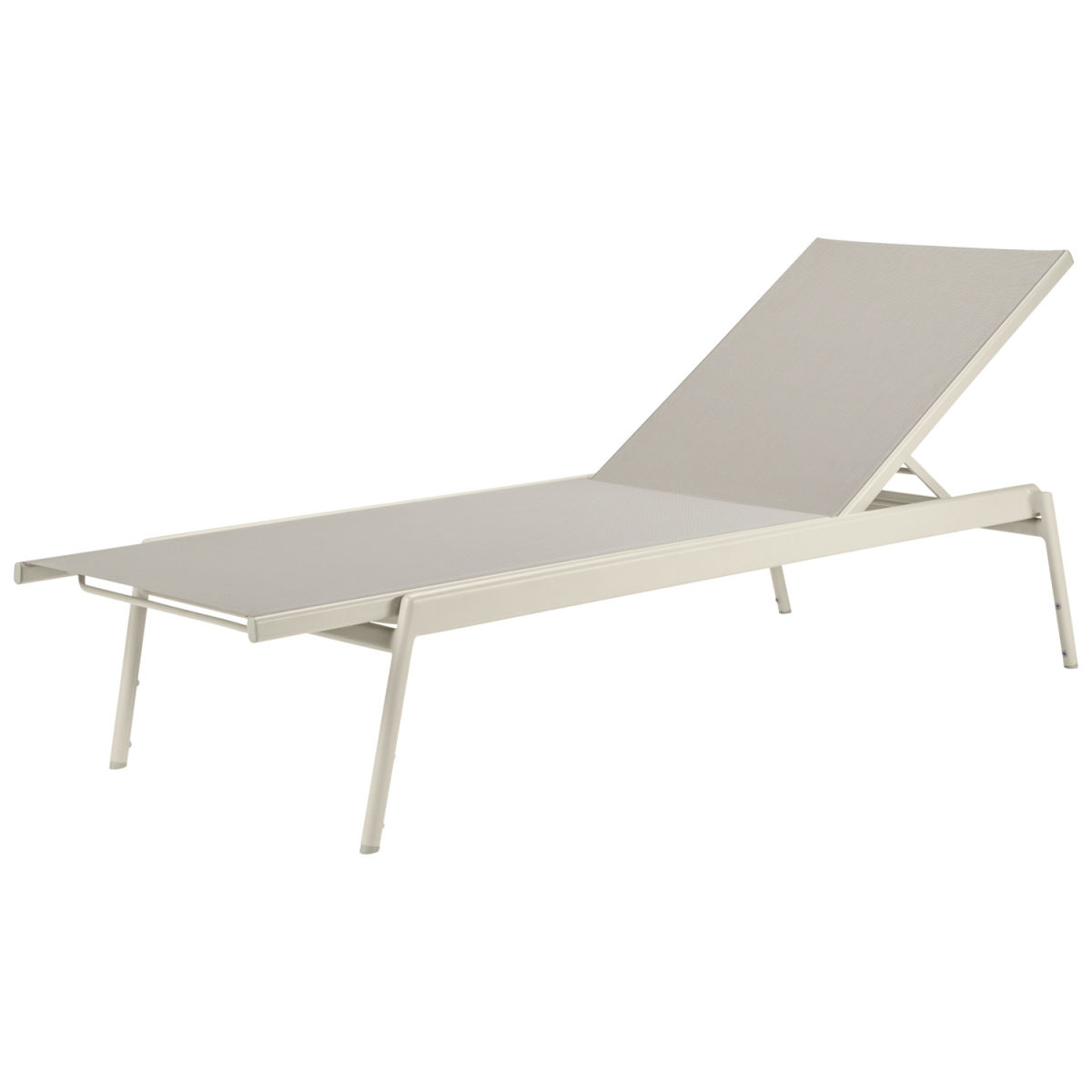 Vega Ligbed Elaris; 200x74x36 cm (LxBxH); zitting beige, frame beige