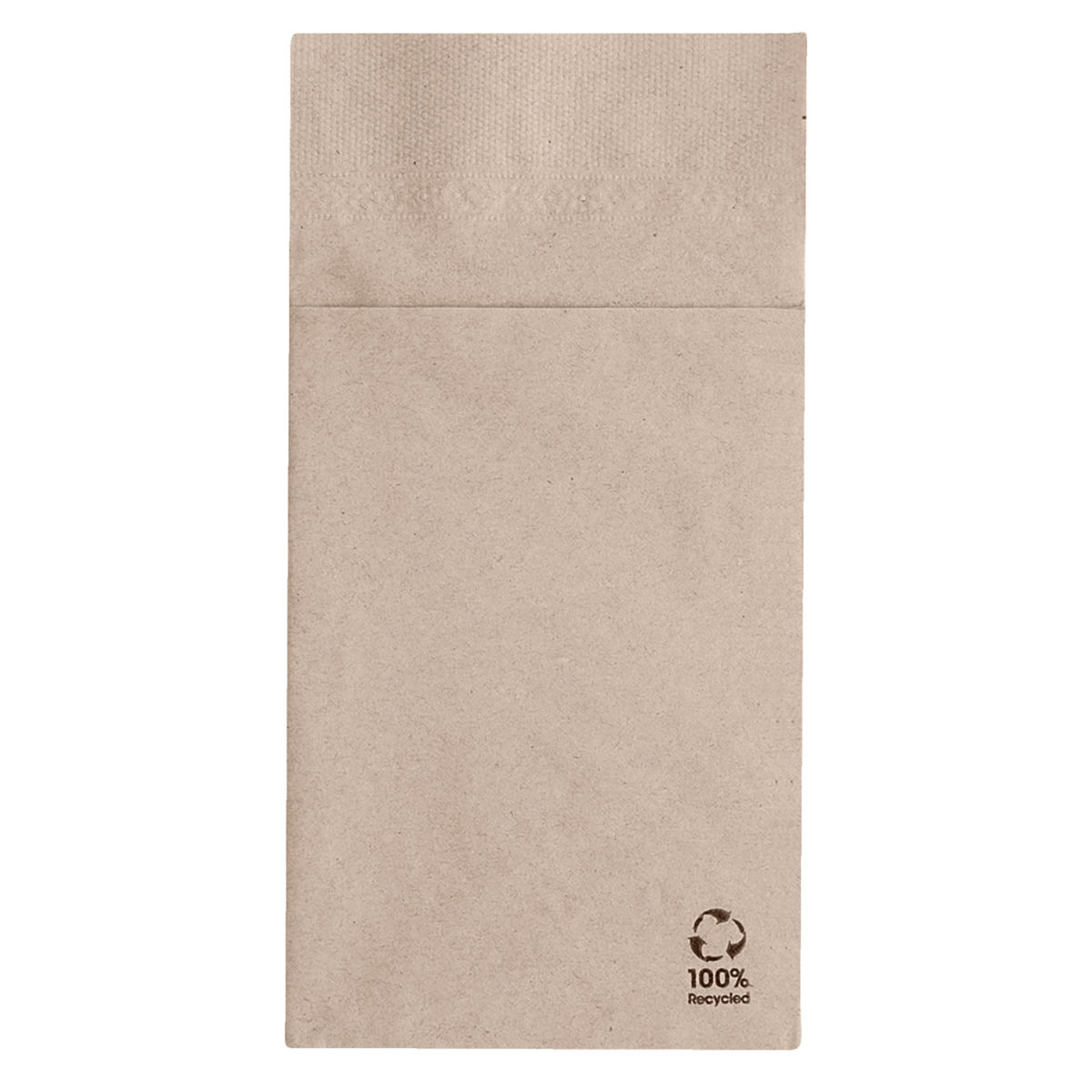 GARCIA DE POU Bestecktasche Ecolabel 10x20 cm (BxL); natur; 50 Stück / Pack