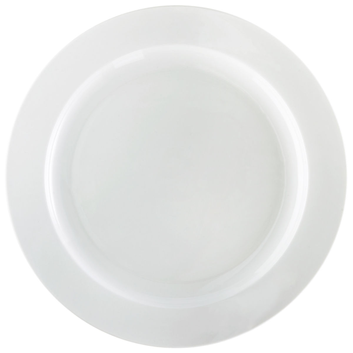 PULSIVA Bord Ronda plat; 25.5 cm (&Oslash;); wit; rond; 6 stuk / verpakking