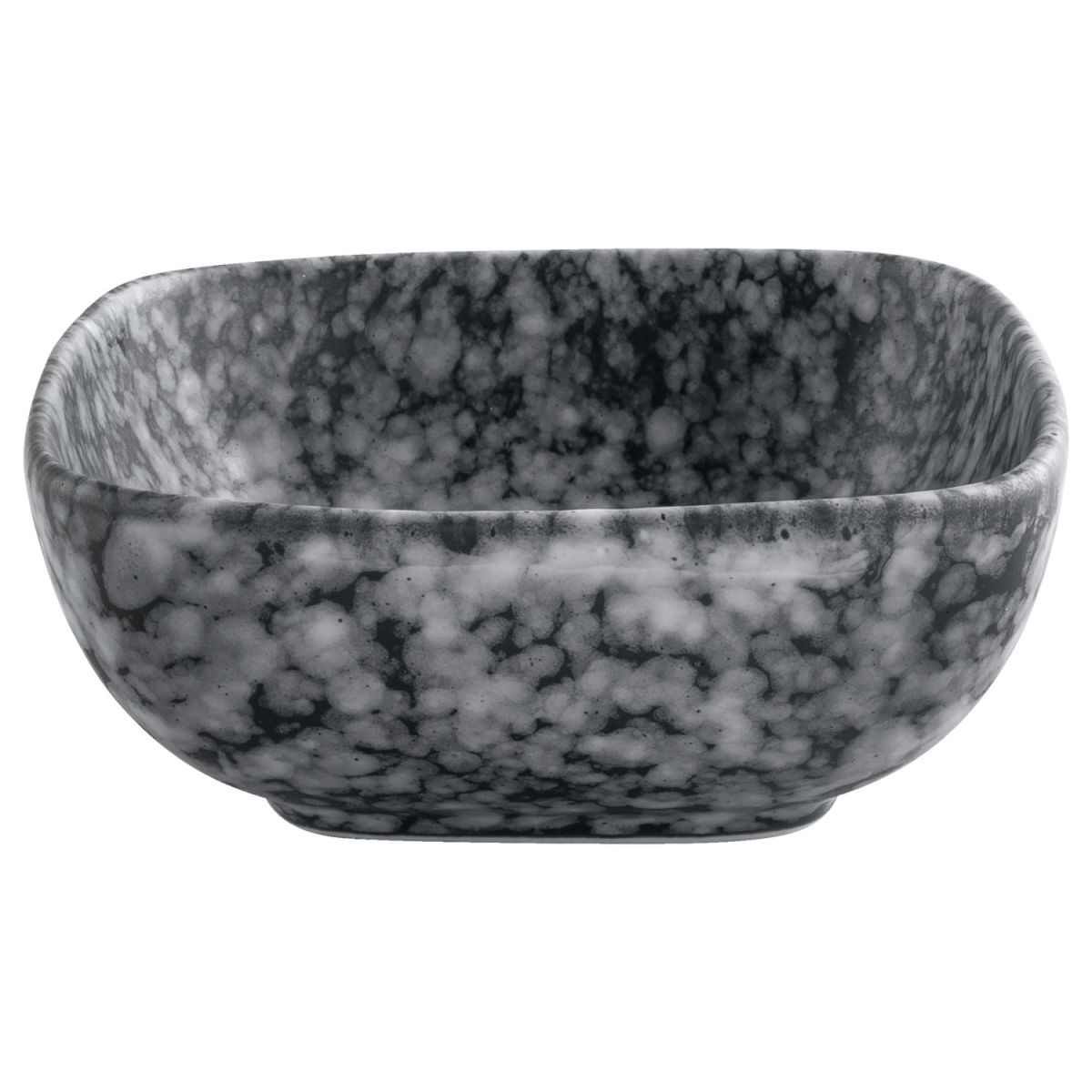 VEGA Schälchen Mamaro quadratisch 150 ml, 9x9x3.5 cm (LxBxH); schwarz/weiß; quadratisch; 6 Stück / Pack