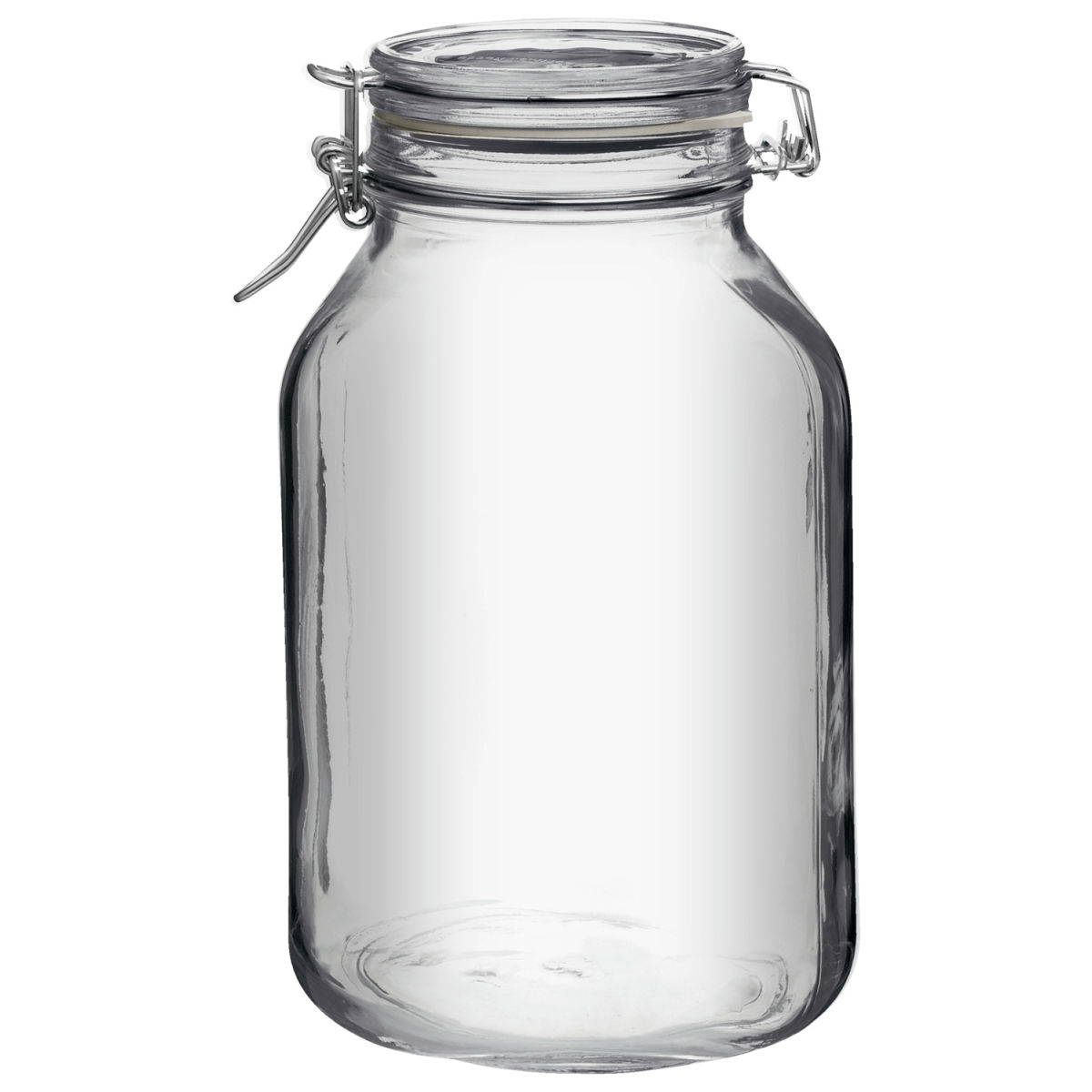 Vasetto in vetro a chiusura ermetica Fido Herm Bormioli Rocco; 3000ml, 15.1x24.2 cm (ØxH); trasparente; 6 pz. / confezione