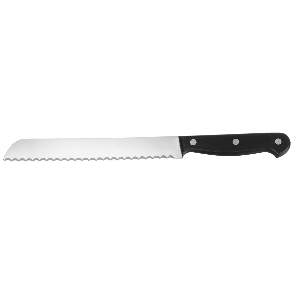 PULSIVA Brotmesser POM Klingenlänge 20 cm, 32 cm (L); schwarz