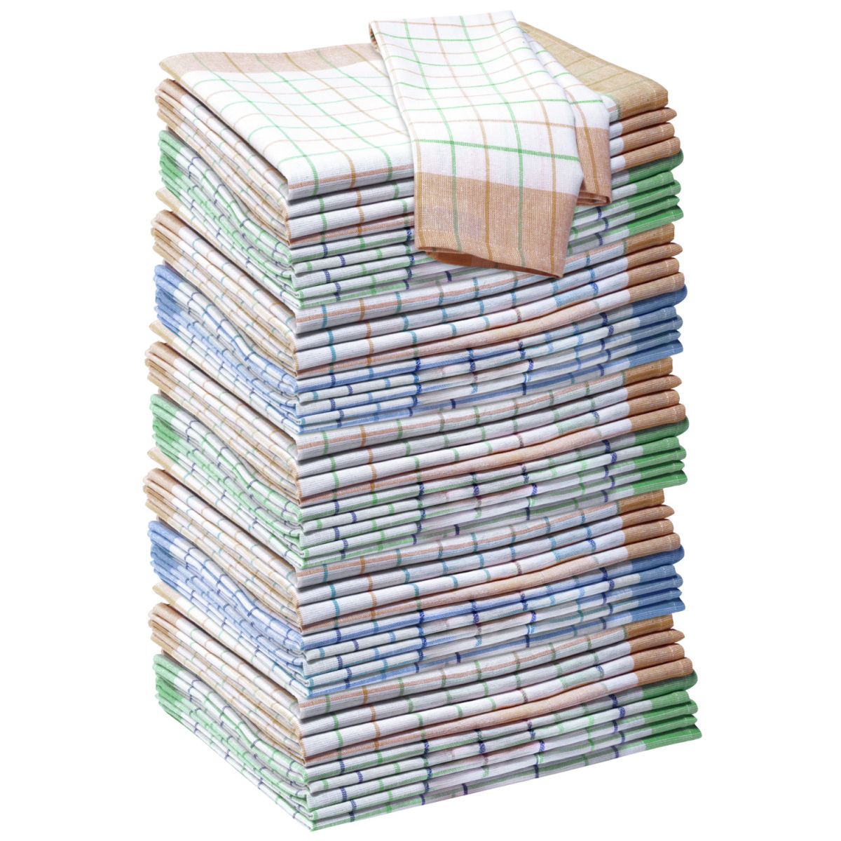 Confezione risparmio strofinacci Sylt PULSIVA; 50x70 cm (LxL); multicolore; rettangolare; 50 pz. / Pacco
