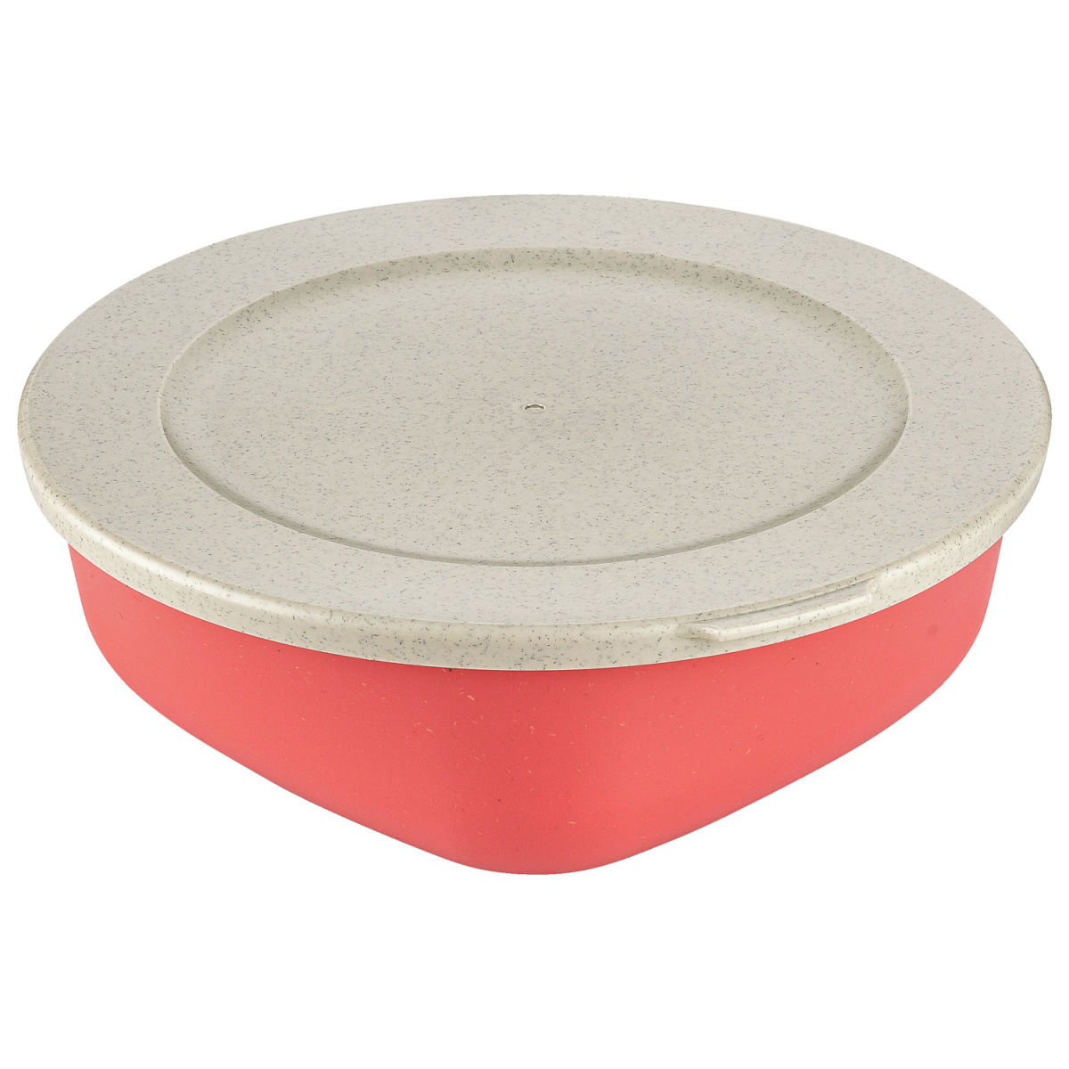 Contenitori riutilizzabili Connect Box koziol; 1300ml, 21.3x20.7x7.1 cm (LxLxH); rosso; rotonda; 2 pz. / confezione