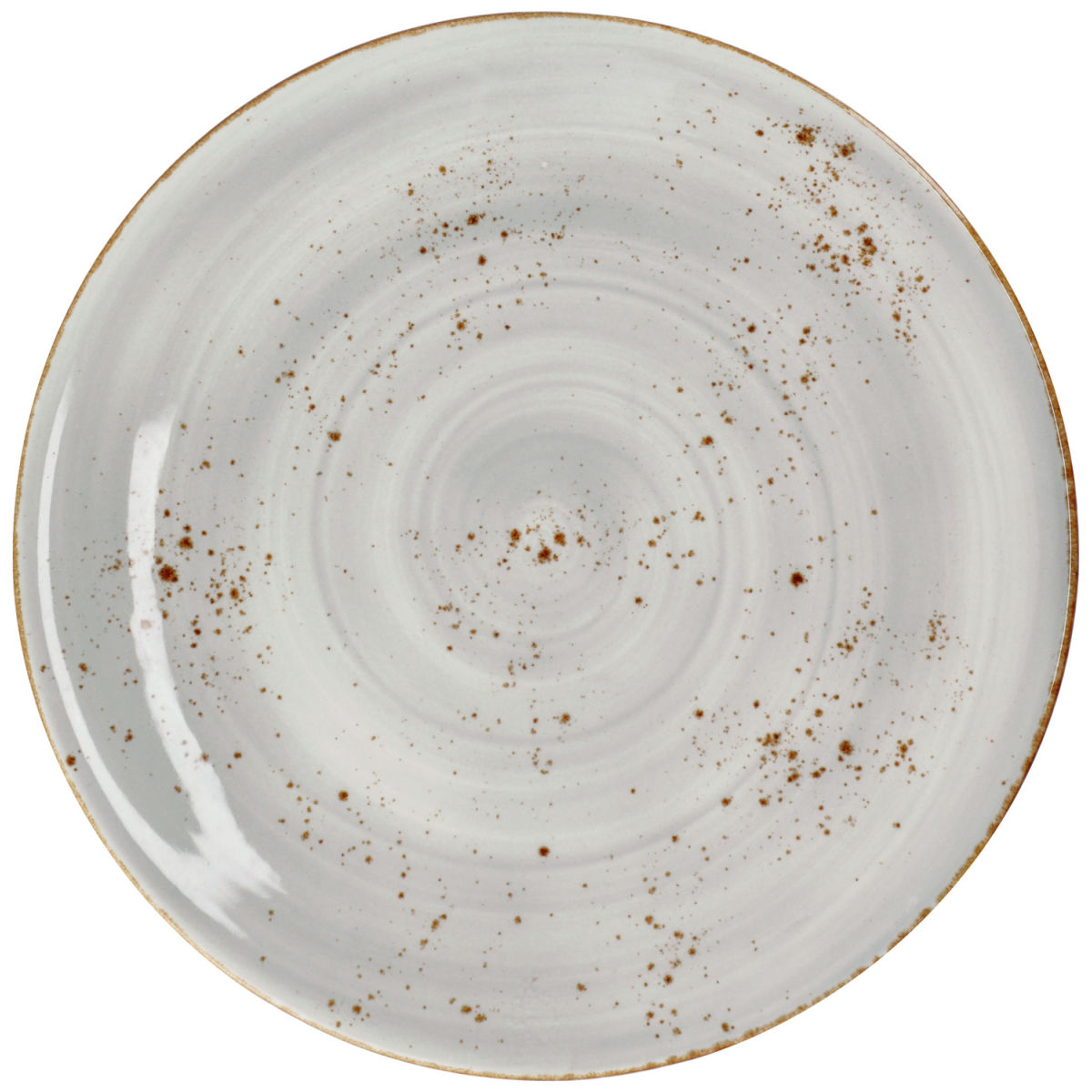 Piatto piano Nebro VEGA; 31 cm (Ø); grigio chiaro; rotonda; 4 pz. / confezione