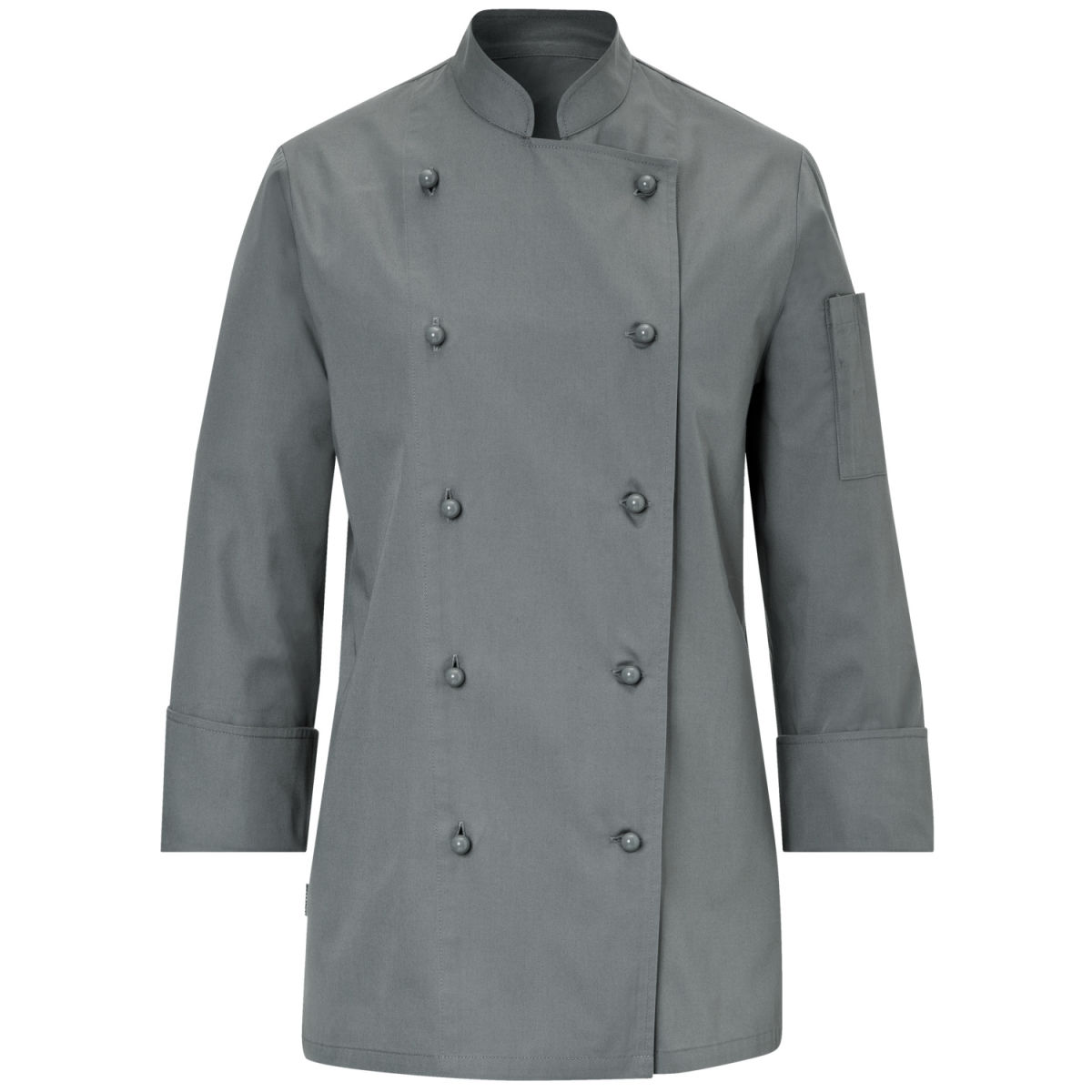 PULSIVA Damen Kochjacke Milan Langarm Kleidergröße 48; grau