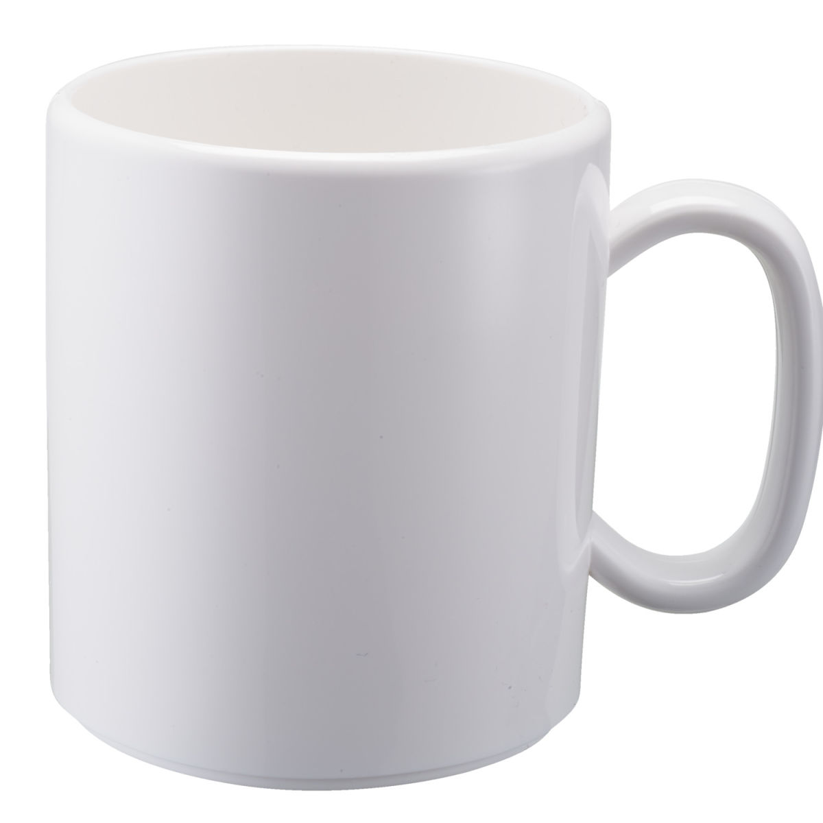 WACA Henkelbecher Colora 325 ml, 7.5x8.5 cm (ØxH); weiß; 5 Stück / Pack