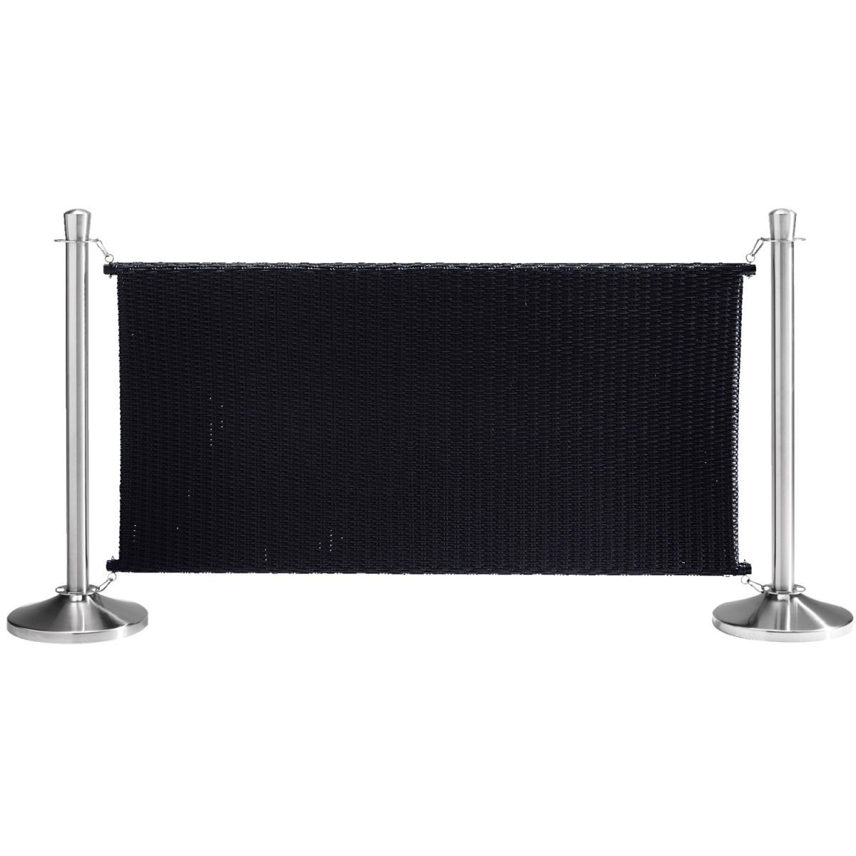 Separador Metropolitan VEGA; 140x4x70 cm (LgxAnxAt); negro