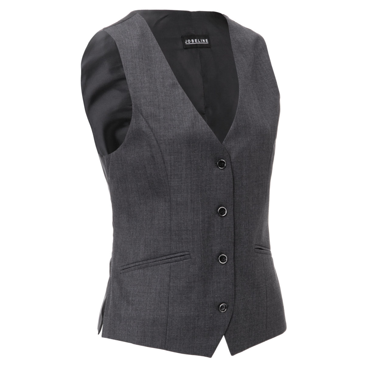 Gilet da donna Limerick JOBELINE; Taglia 56; antracite